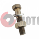 Болт М8 крепления карбюратора с гайкой, хомута глушителя Пл, педали пер.пер.Пл Болт М8 крепления карбюратора с гайкой, хомута глушителя Пл, педали пер.пер.Пл