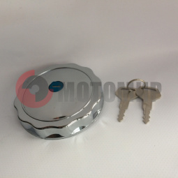 Крышка бензобака Урал Хром с замком Крышка бензобака Урал Хром с замком